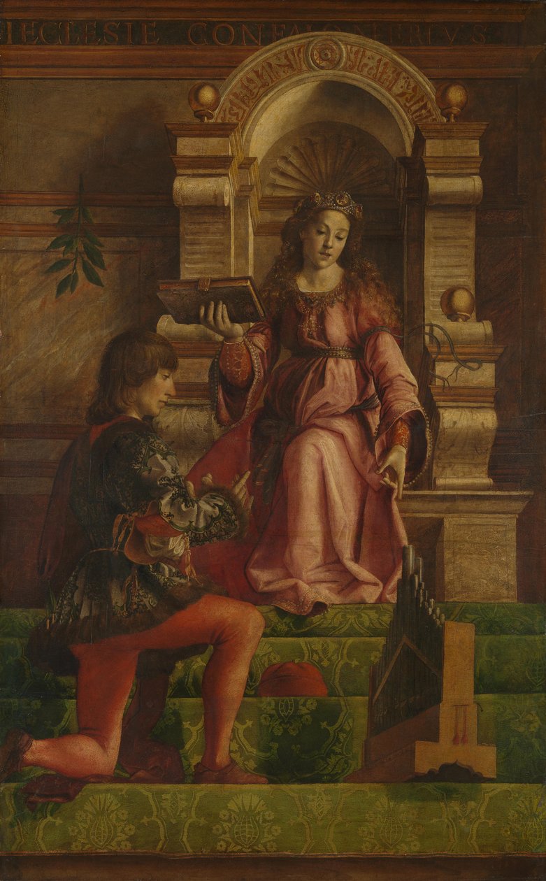 Muzyka, 1470 autorstwa Justus van Gent