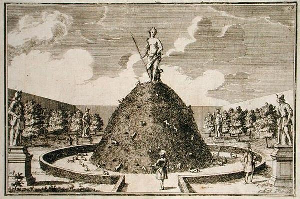Królik, z „Pleasure Gardens of Kremsier” Urbana Franza Augustina Hegera, wydana ok. 1691 (rycina) autorstwa Justus van den Nypoort