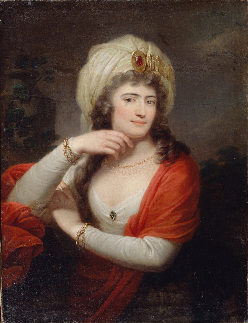 Portret Aleksandry Branickiej 1754-1838, damy dworu Katarzyny II, 1793 autorstwa Józef Grassi