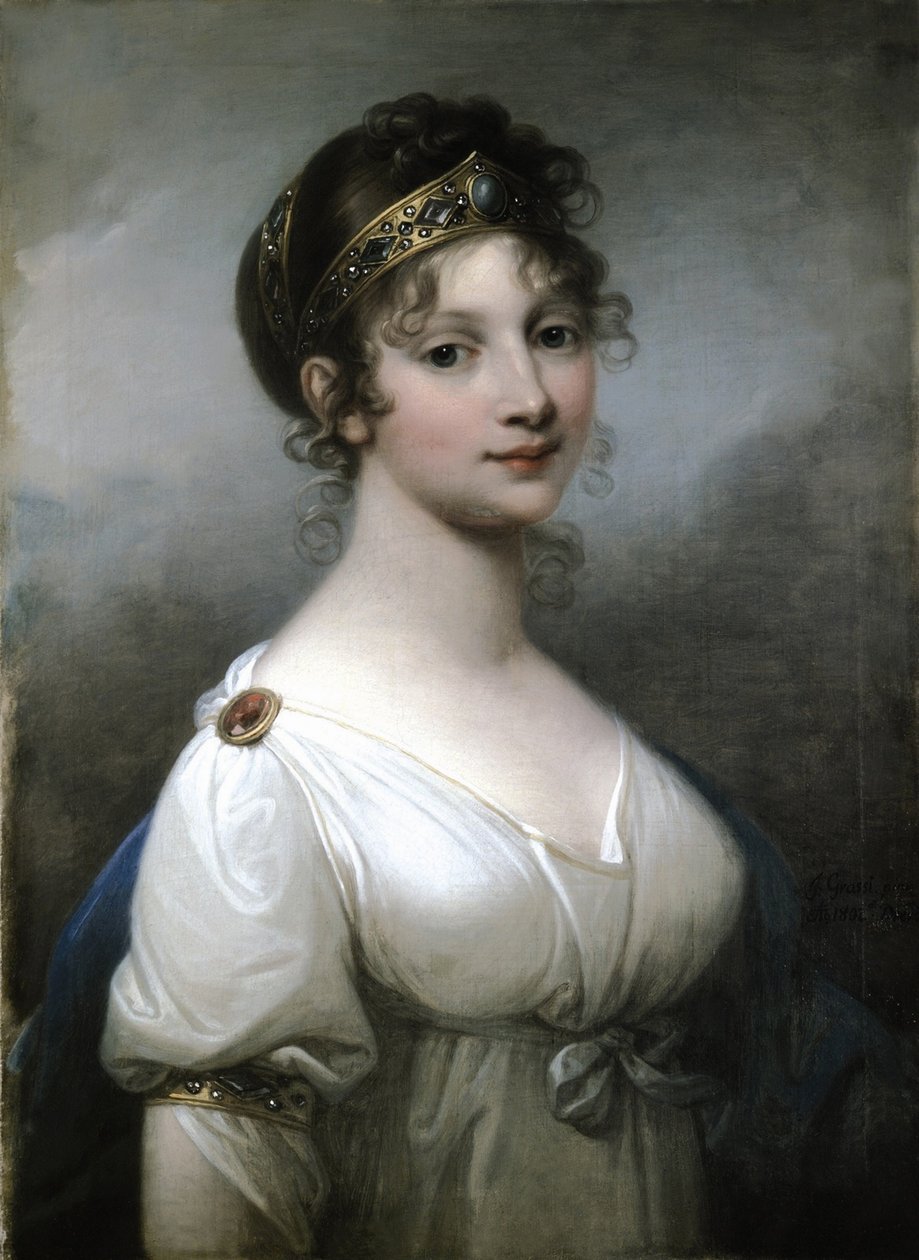 Portret królowej Luizy Pruskiej 1776-1810, 1802 autorstwa Józef Grassi