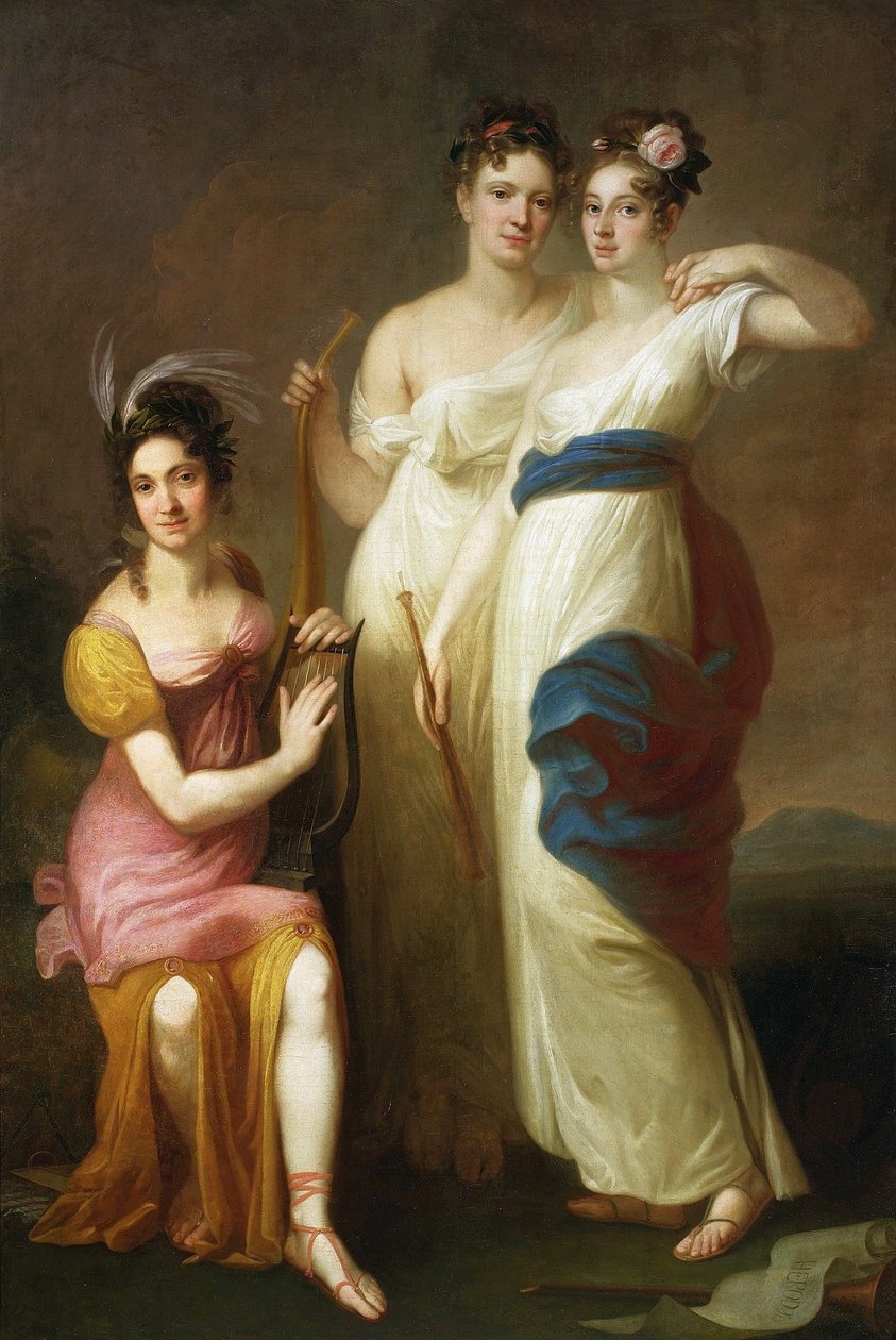 Three muses – Mazarakowa, Lekczyńska, Wendowa autorstwa Józef Peszka
