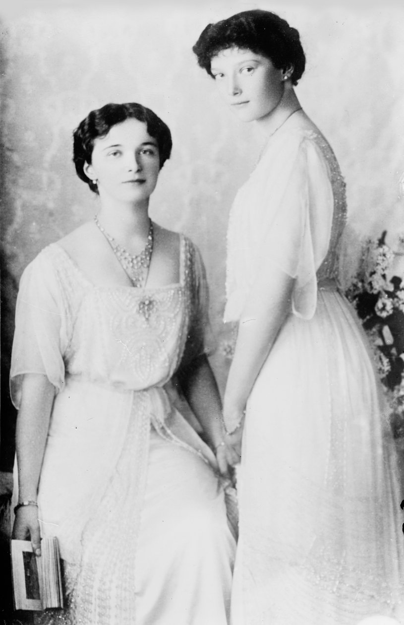 Wielkie Księżne Olga i Tatiana Rosji, 1910 autorstwa K. von Hahn