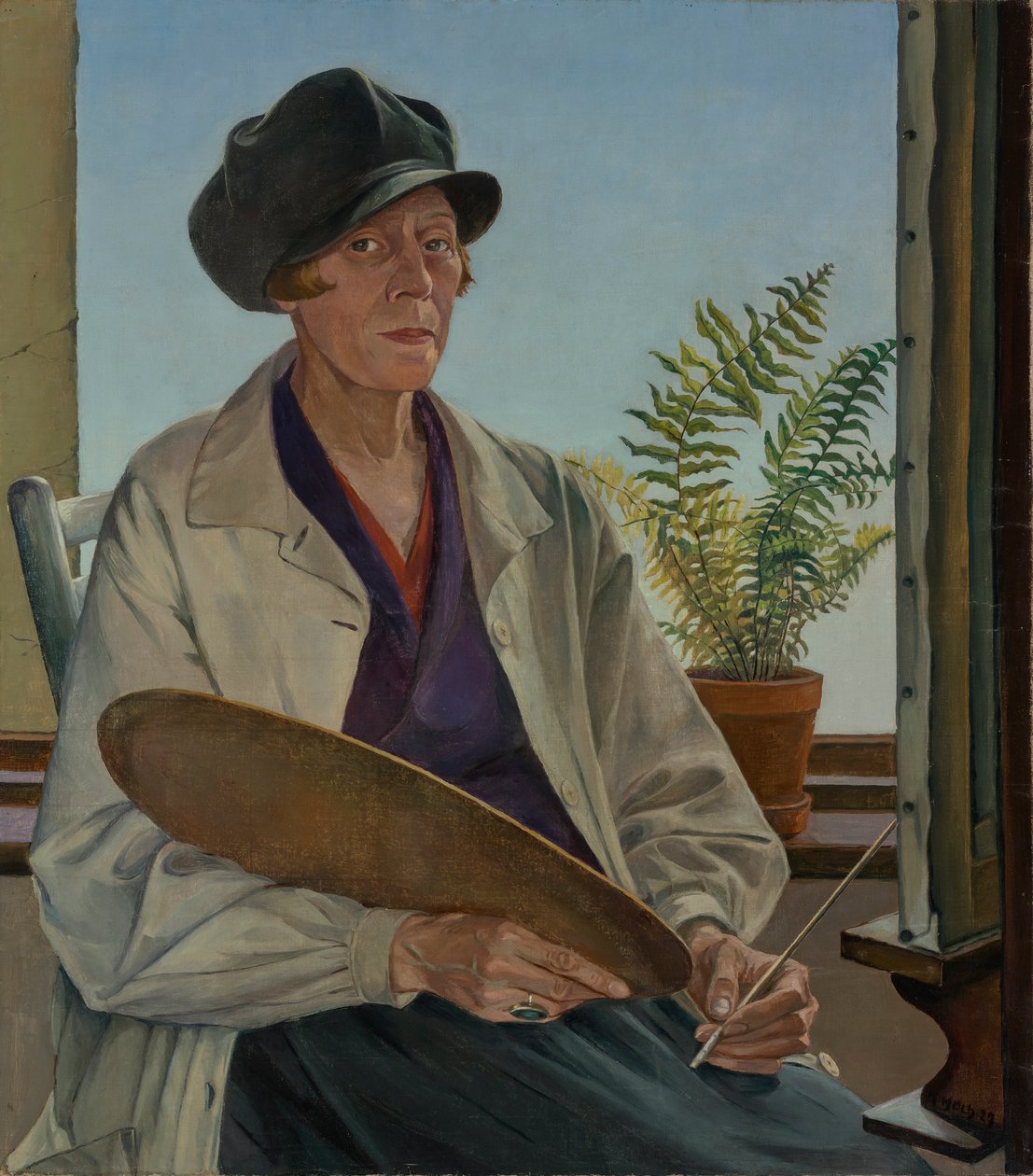 autoportret autorstwa Käthe Hoch