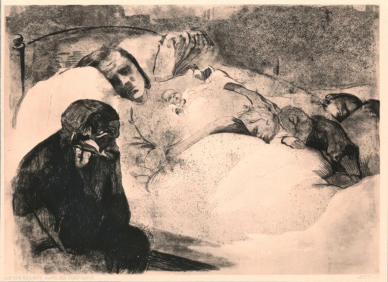 bezrobocie autorstwa Käthe Kollwitz