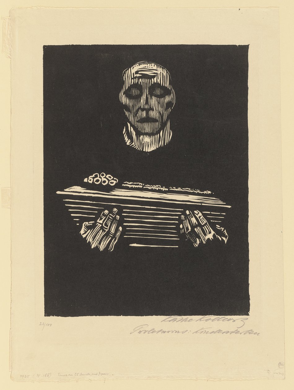 Strona 3 odcinka „Proletariat” autorstwa Käthe Kollwitz
