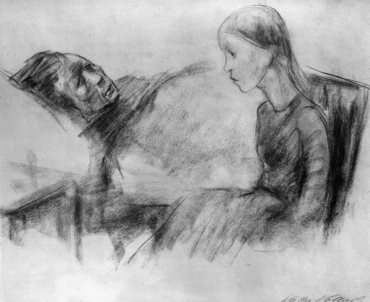 Chora matka autorstwa Käthe Kollwitz