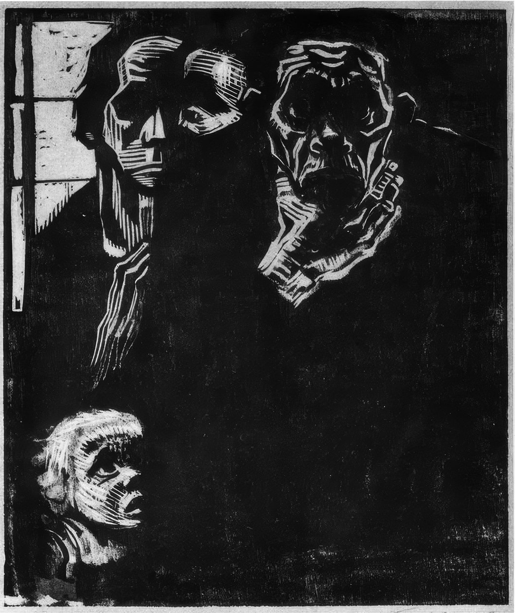 Bezrobotni autorstwa Käthe Kollwitz