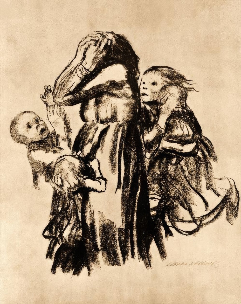 Proszę autorstwa Käthe Kollwitz
