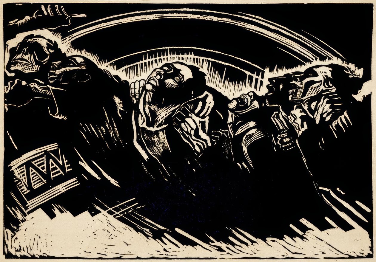 K. Kollwitz, Wolontariusze autorstwa Käthe Kollwitz