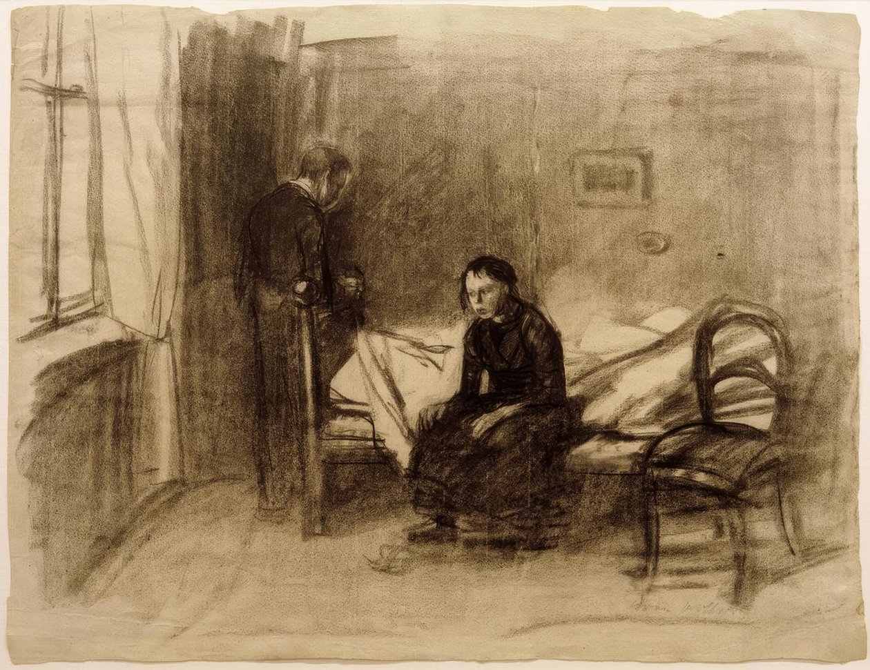 K.Kollwitz, młoda para autorstwa Käthe Kollwitz