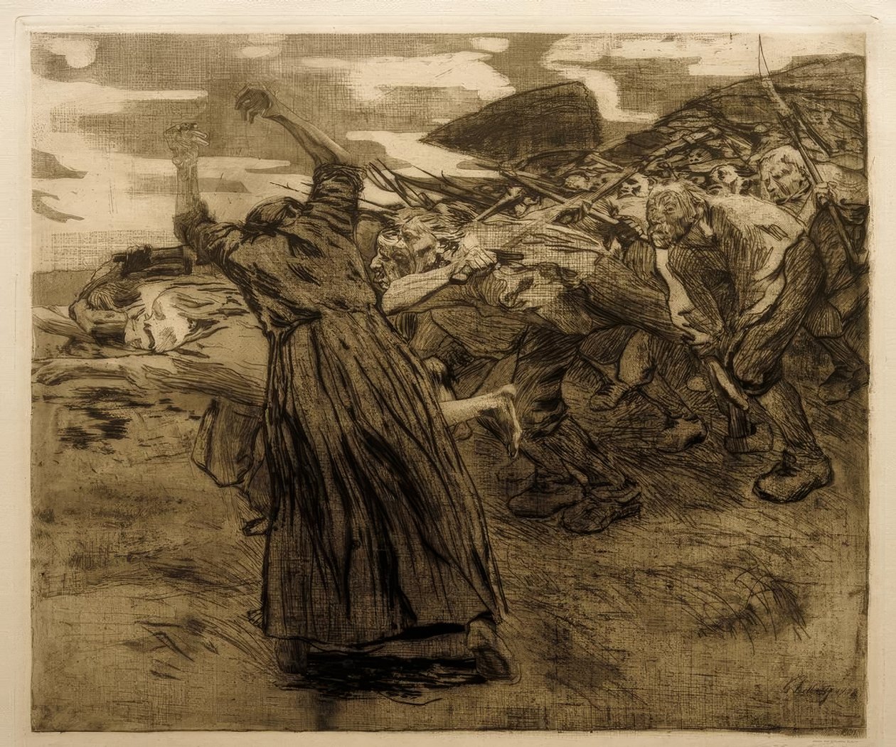Kathe Kollwitz, Losbruch autorstwa Käthe Kollwitz