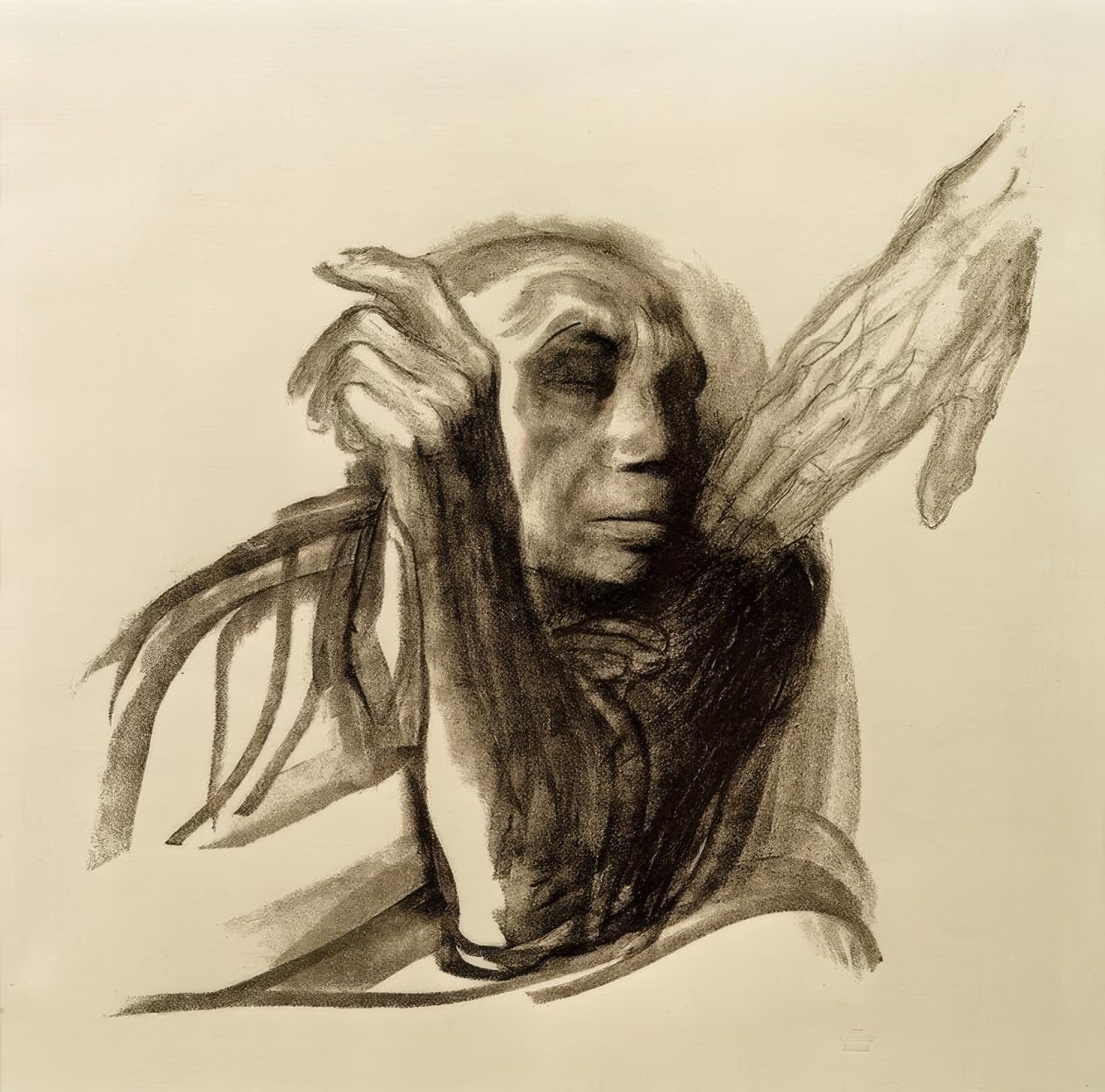 Käthe Kollwitz, Wezwanie śmierci autorstwa Käthe Kollwitz