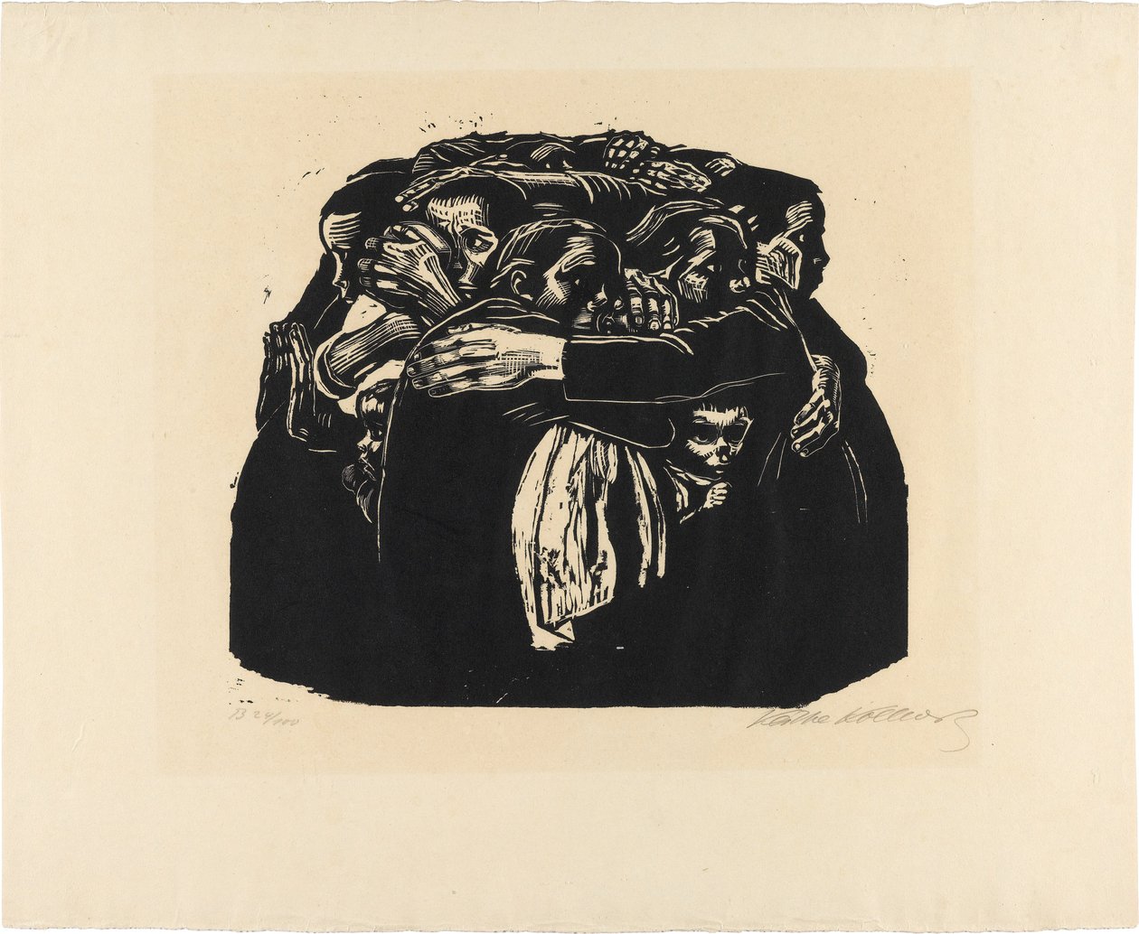 Wojna, arkusz 6: Matki autorstwa Käthe Kollwitz