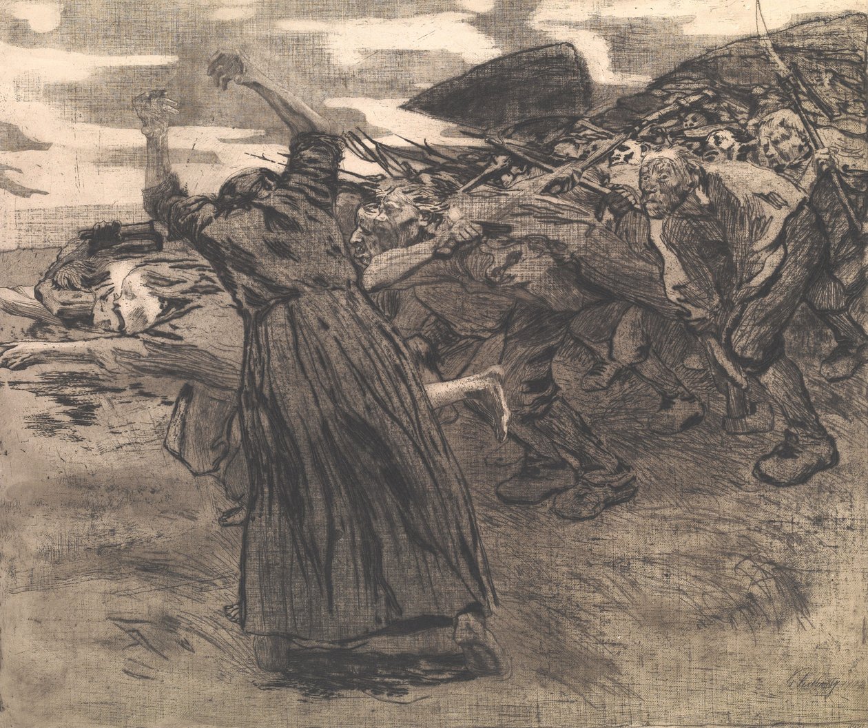 Wybuch autorstwa Käthe Kollwitz