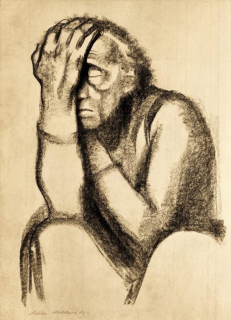 Rozważna kobieta autorstwa Käthe Kollwitz