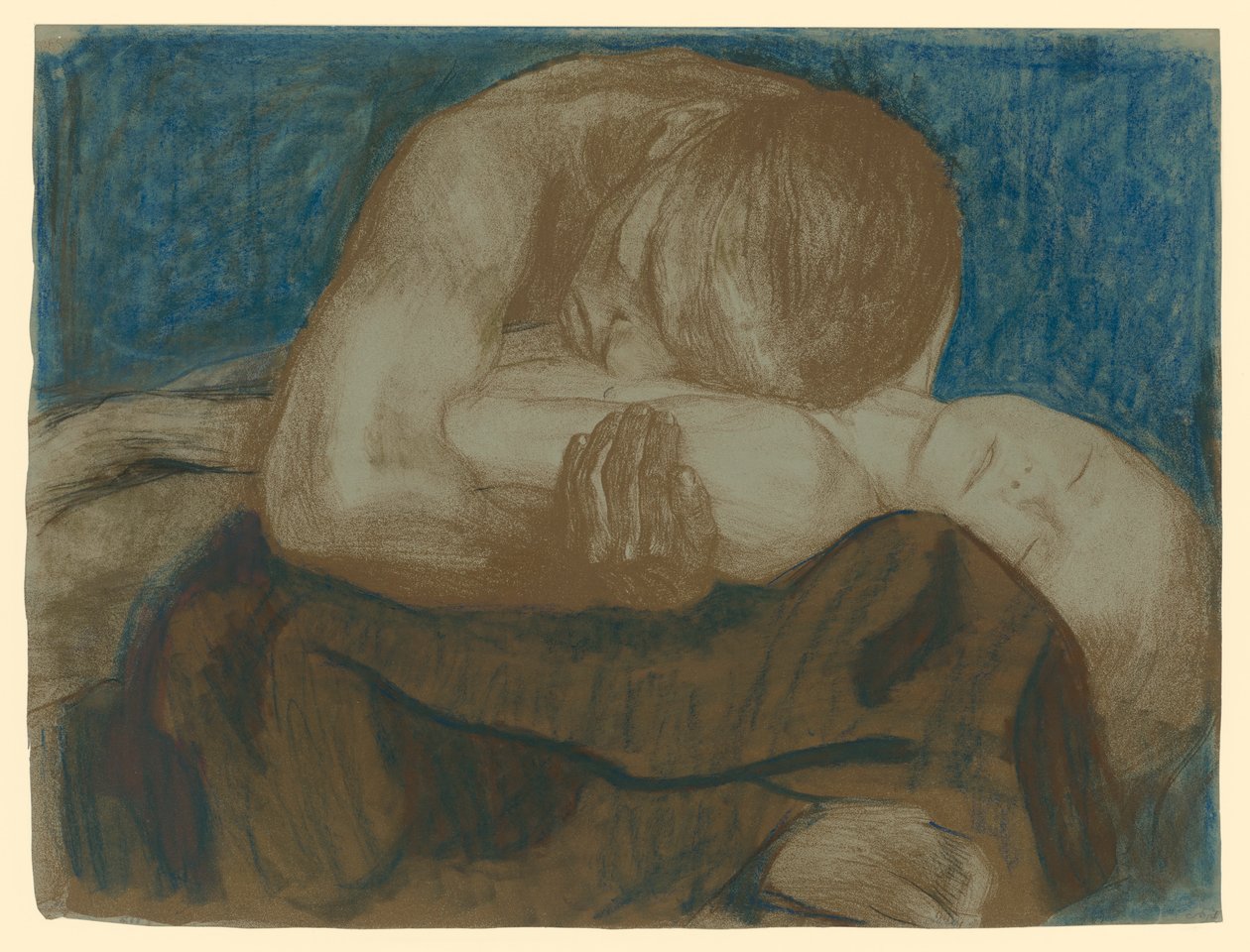 Pietà (1. stan, unikat) autorstwa Käthe Kollwitz