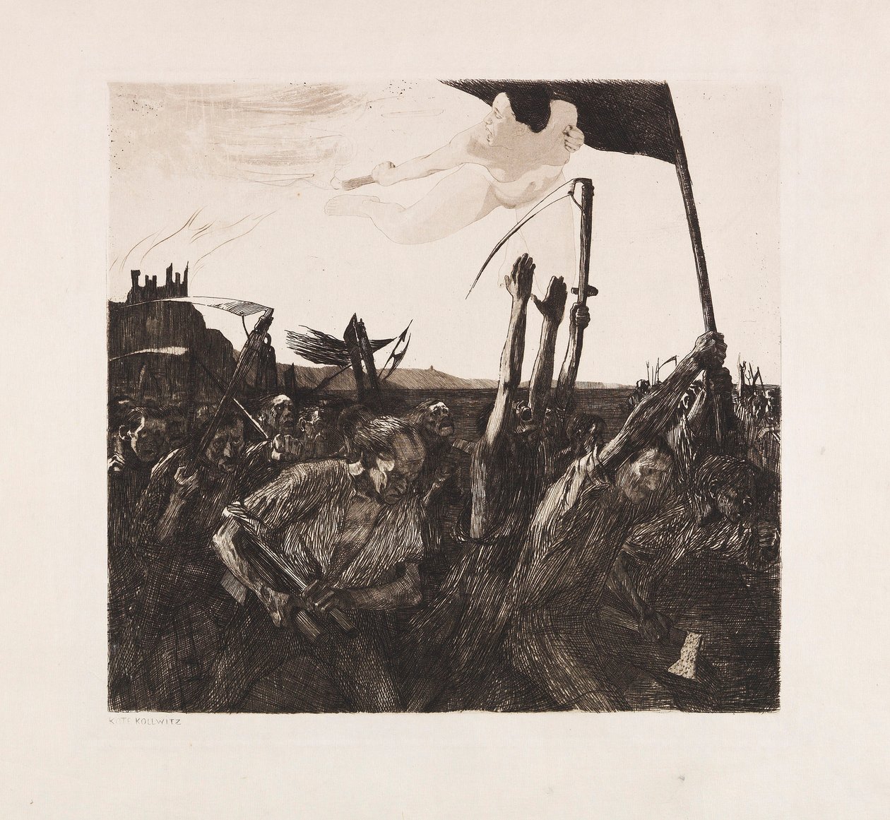Bunt, 1899. autorstwa Käthe Kollwitz
