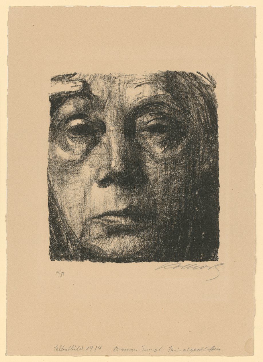 Autoportret autorstwa Käthe Kollwitz
