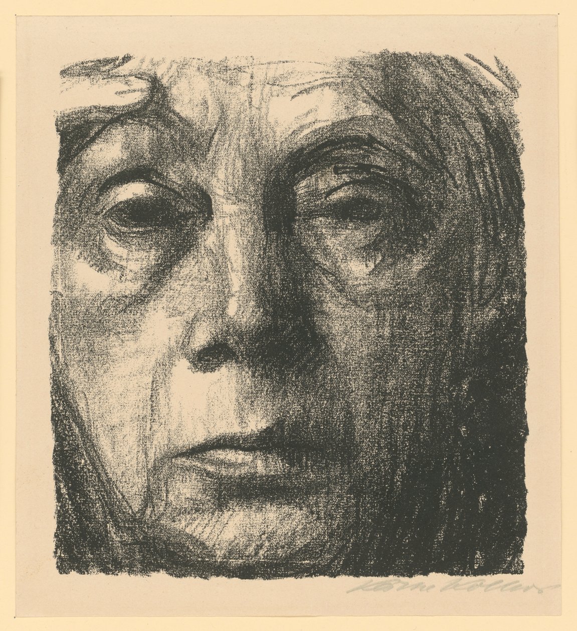 Autoportret autorstwa Käthe Kollwitz