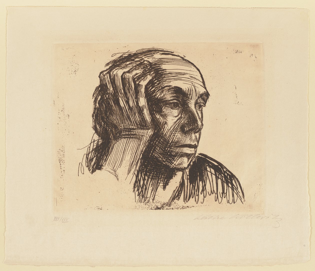 Autoportret autorstwa Käthe Kollwitz