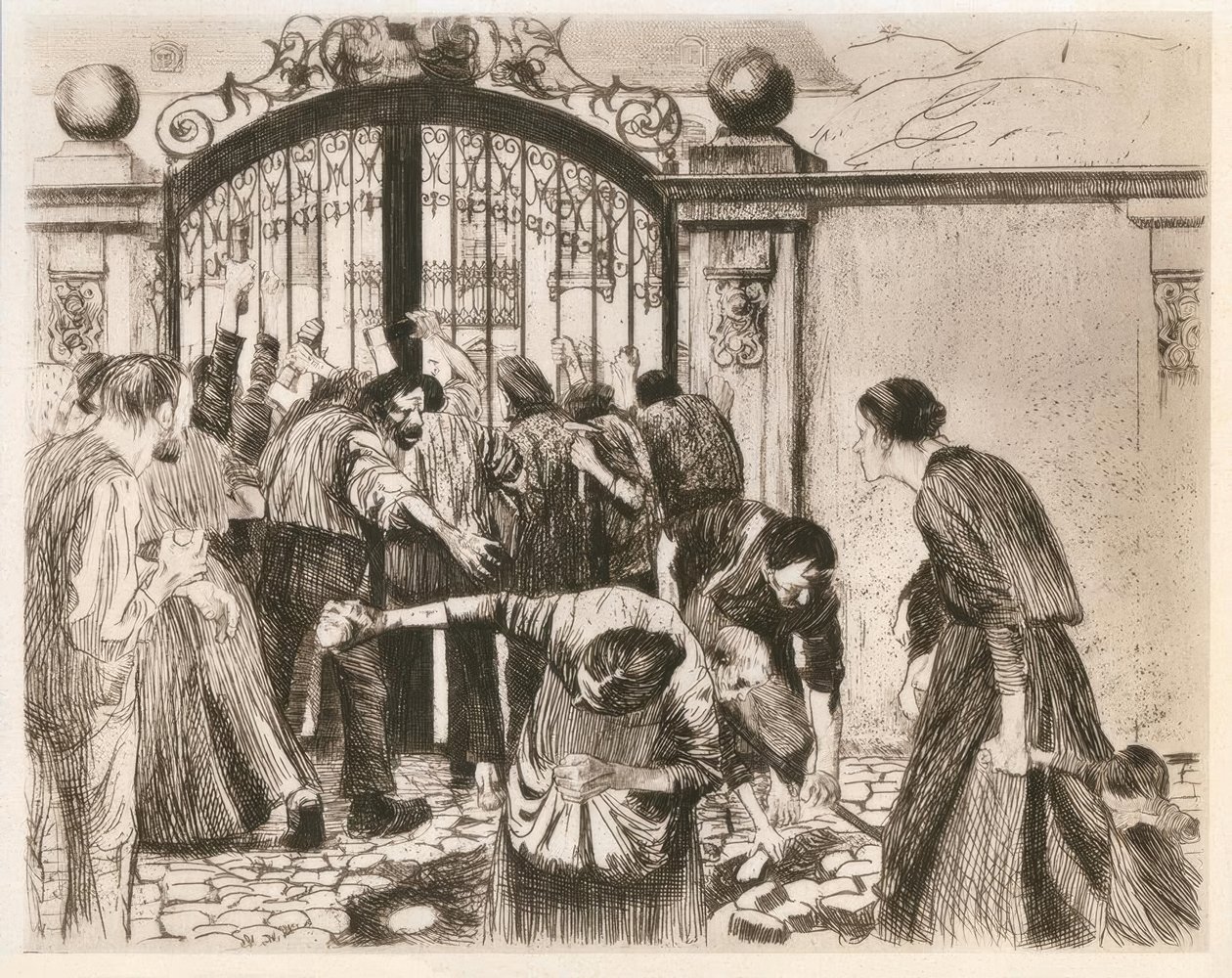 Sturm autorstwa Käthe Kollwitz