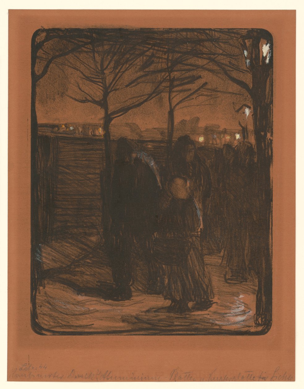 Przedmieście (wersja 1) autorstwa Käthe Kollwitz