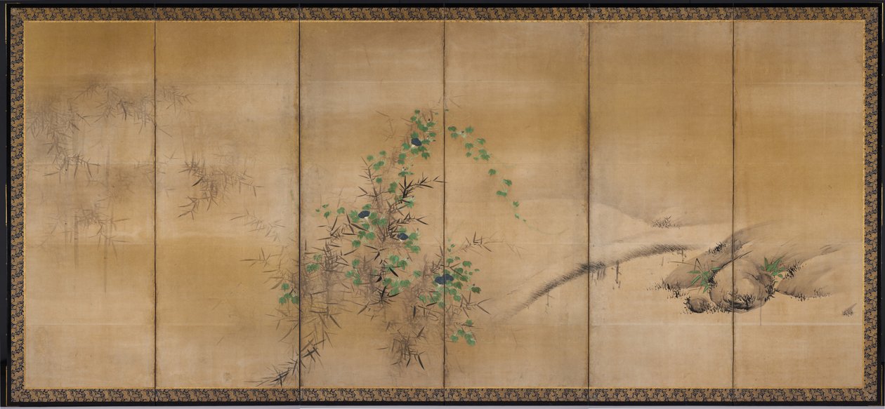 Zimowe i letnie kwiaty autorstwa Kaiho Yusho