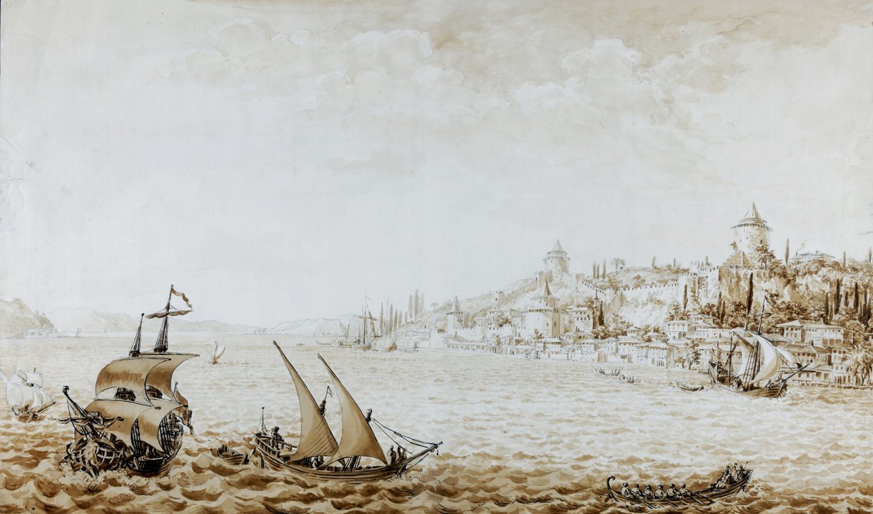 Widok Rumeli Hisari, 1777 autorstwa Kamsetzer