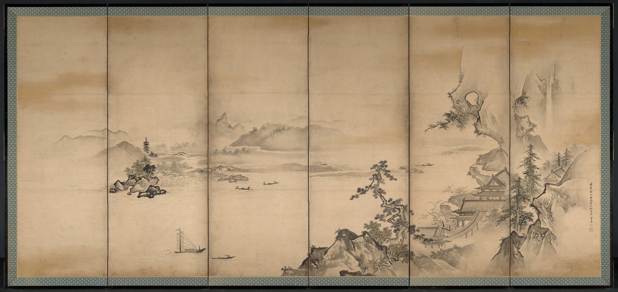 Cztery pory roku autorstwa Kanō Tan’yū