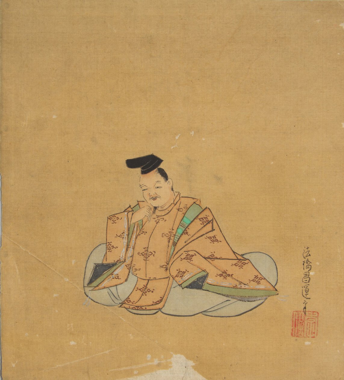 Poeta nieśmiertelny, XVII wiek. autorstwa Kano Shoun
