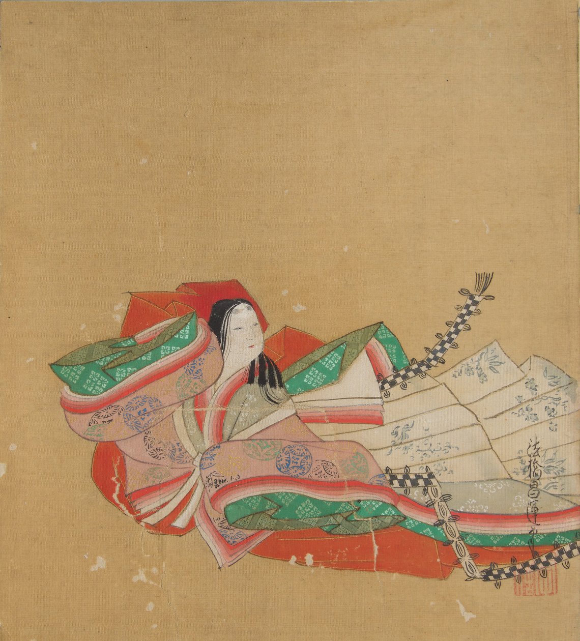 Poeta nieśmiertelny, XVII wiek. autorstwa Kano Shoun