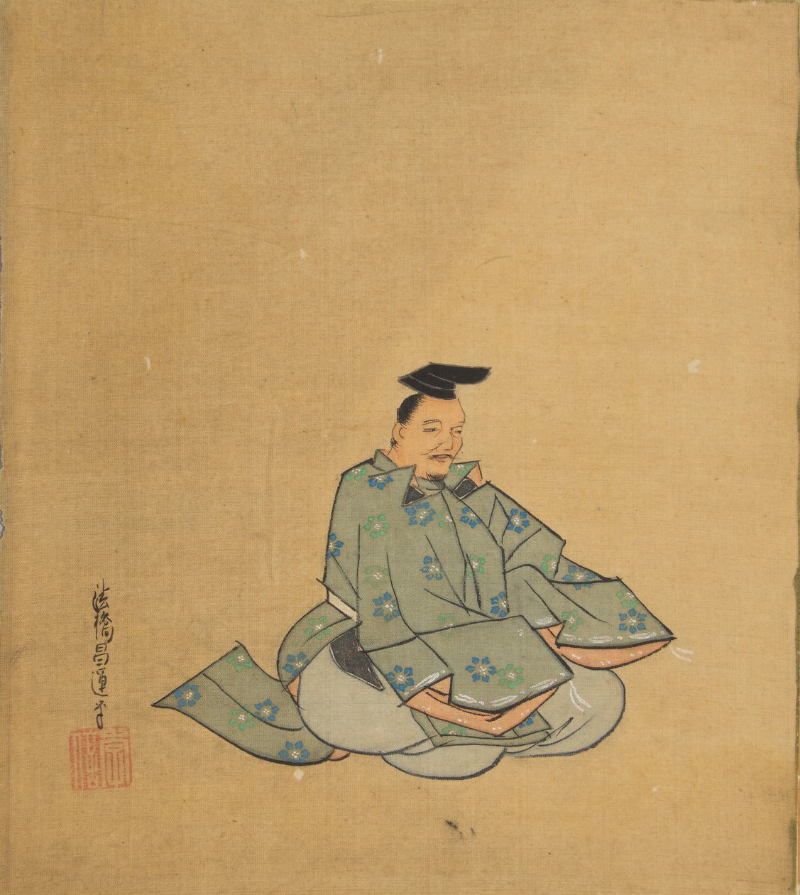 Poeta nieśmiertelny, XVII wiek. autorstwa Kano Shoun