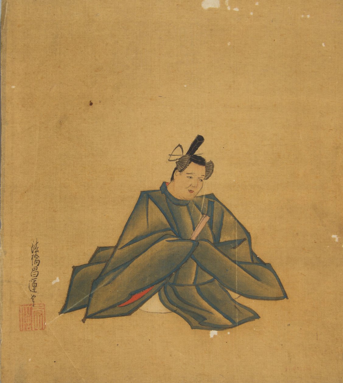 Poeta nieśmiertelny, XVII wiek. autorstwa Kano Shoun