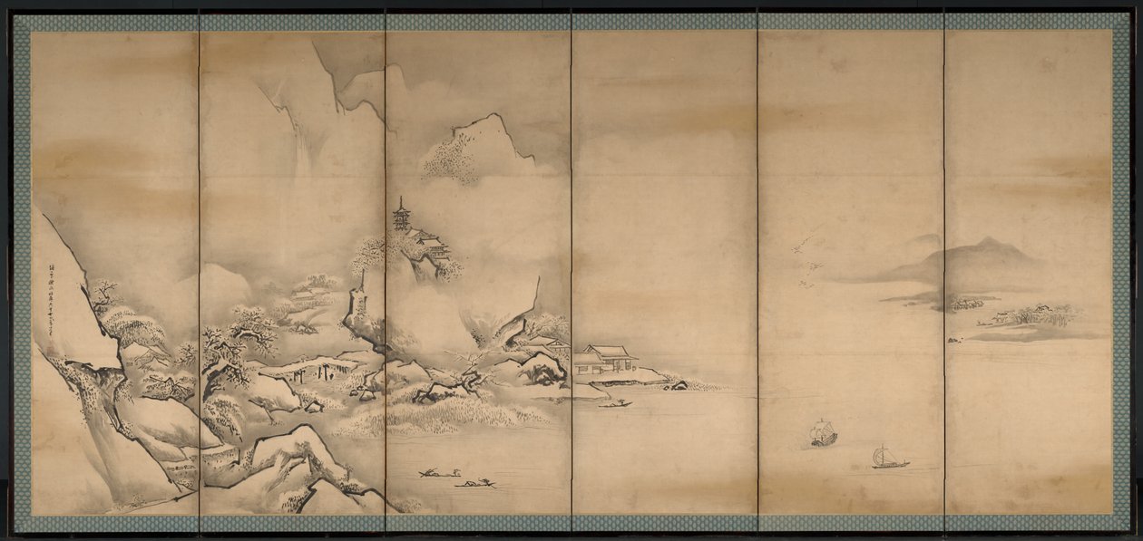 Cztery pory roku, 1668. autorstwa Kanō Tan’yū