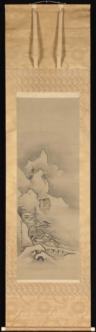 Pejzaż zimowy, 1662. autorstwa Kanō Tan’yū