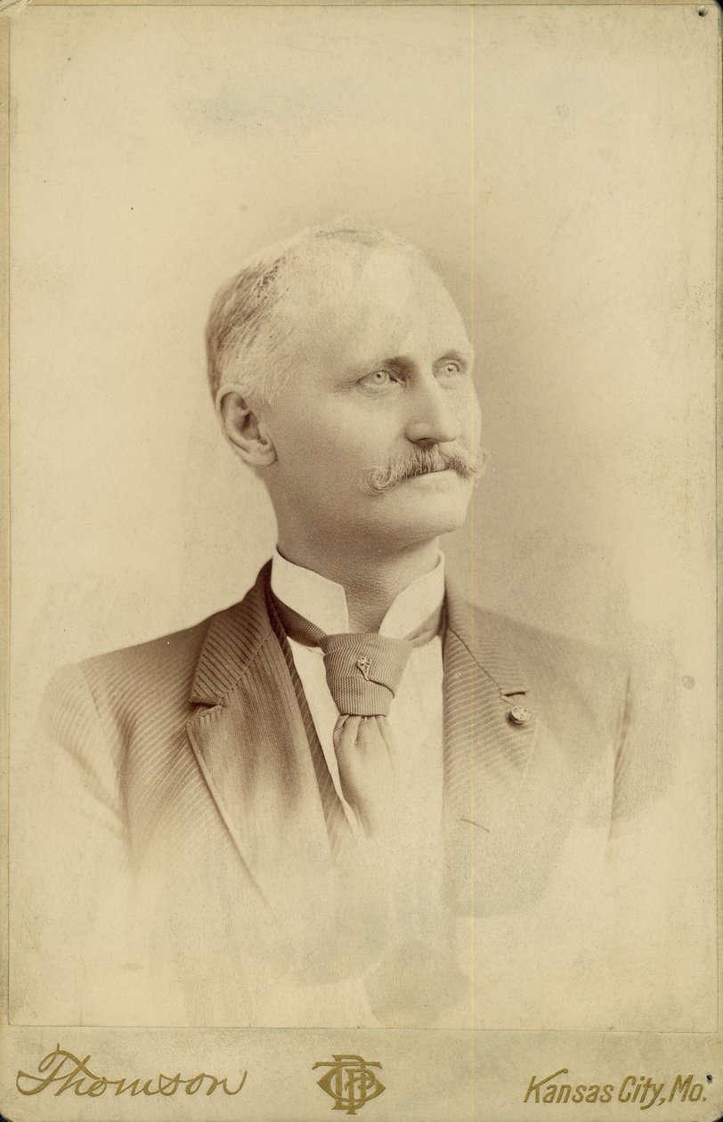 Lamdin E. Irwin, 1. porucznik i adiutant 14. Kawalerii Missouri (Unia) autorstwa Kansas City Thomson