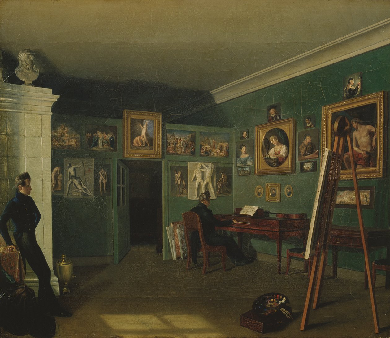 Pracownia Malarstwa, 1830 autorstwa Kapiton Selentsov