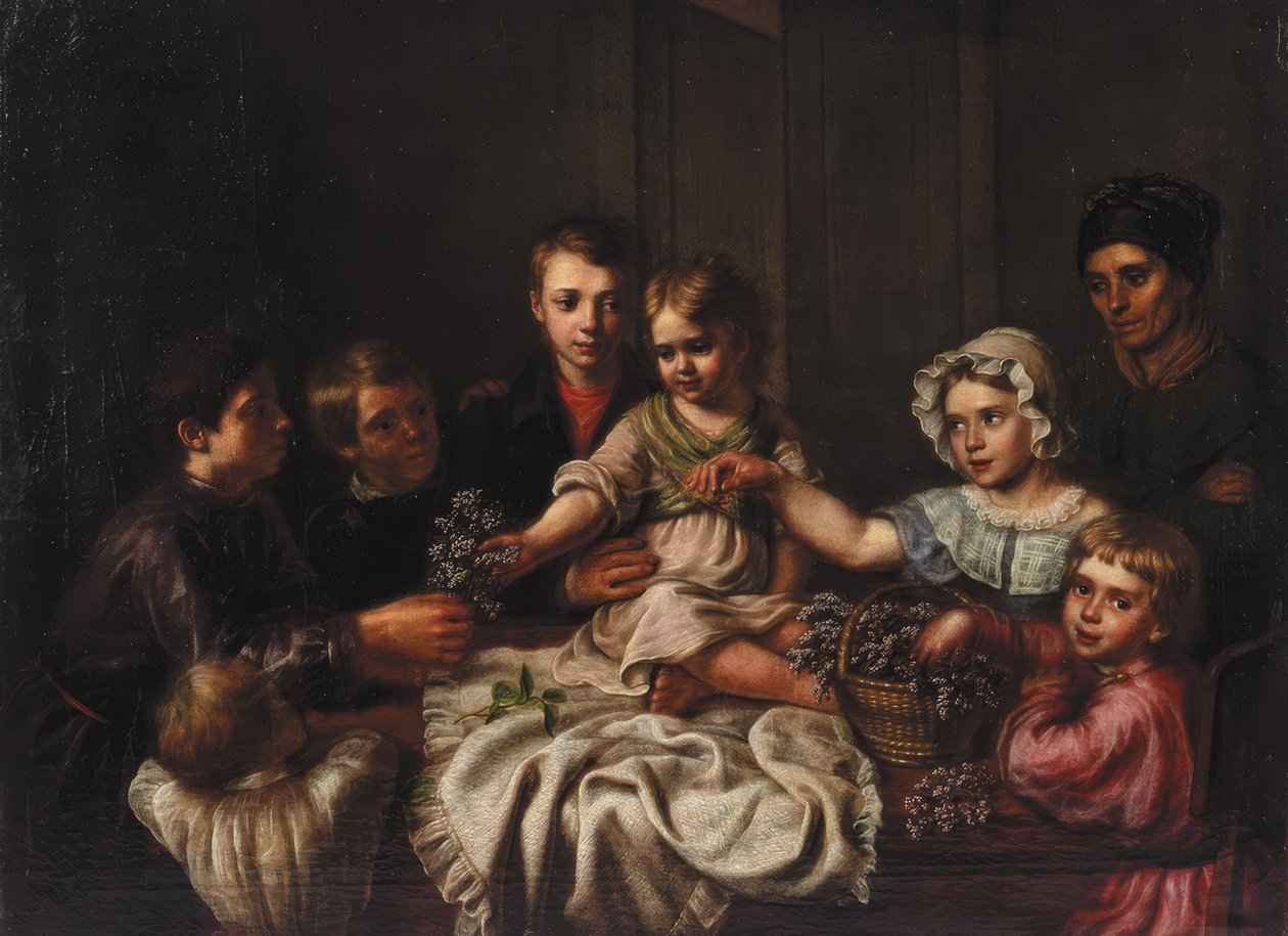 Dzieci artysty autorstwa Kapiton Stepanowitsch Pawlow