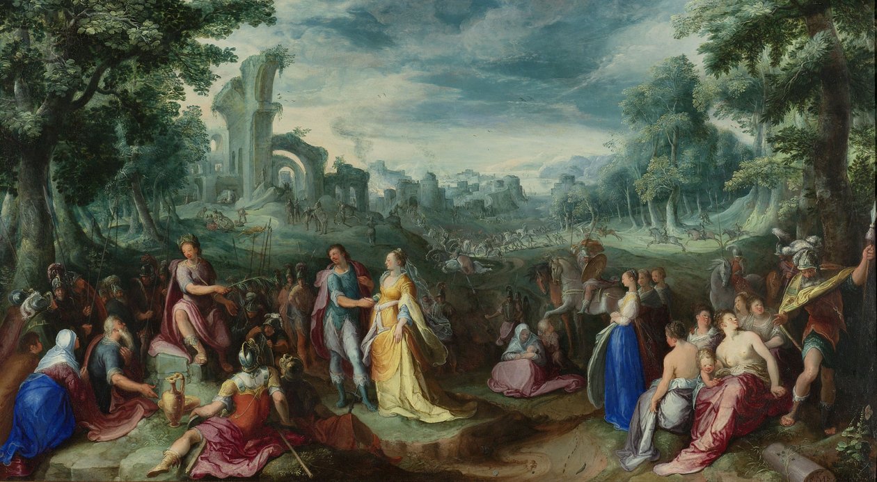 Kontynencja Scypiona, 1600 autorstwa Karel Van Mander