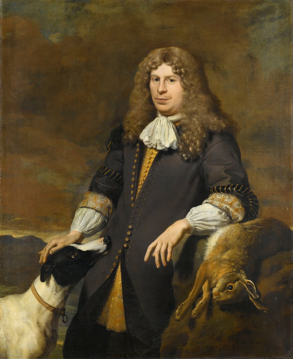 Portret mężczyzny, prawdopodobnie Jacoba de Graeffa, starosty Amsterdamu w 1672 r. autorstwa Karel Du Jardin