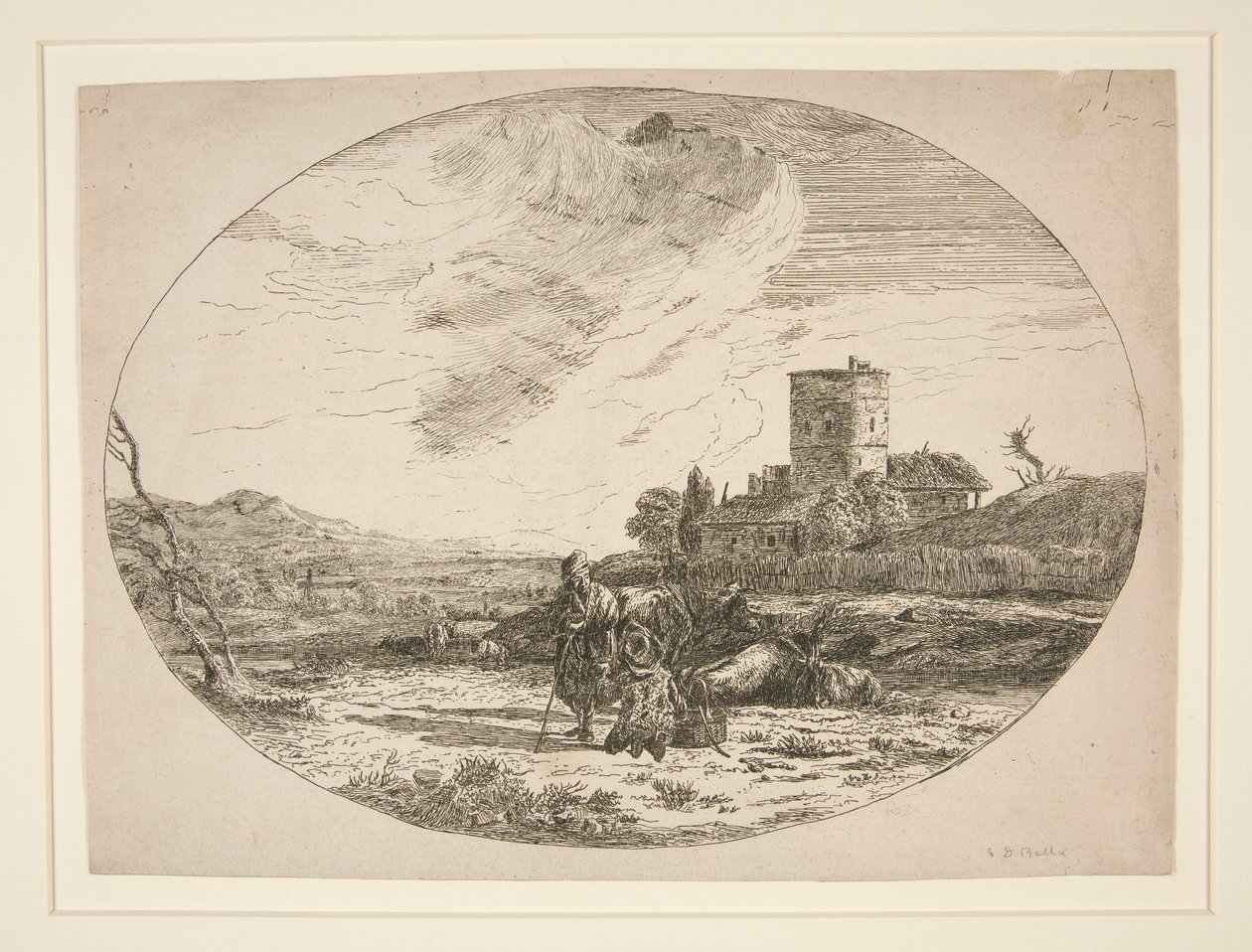 Krajobraz bukoliczny autorstwa Karel Dujardin