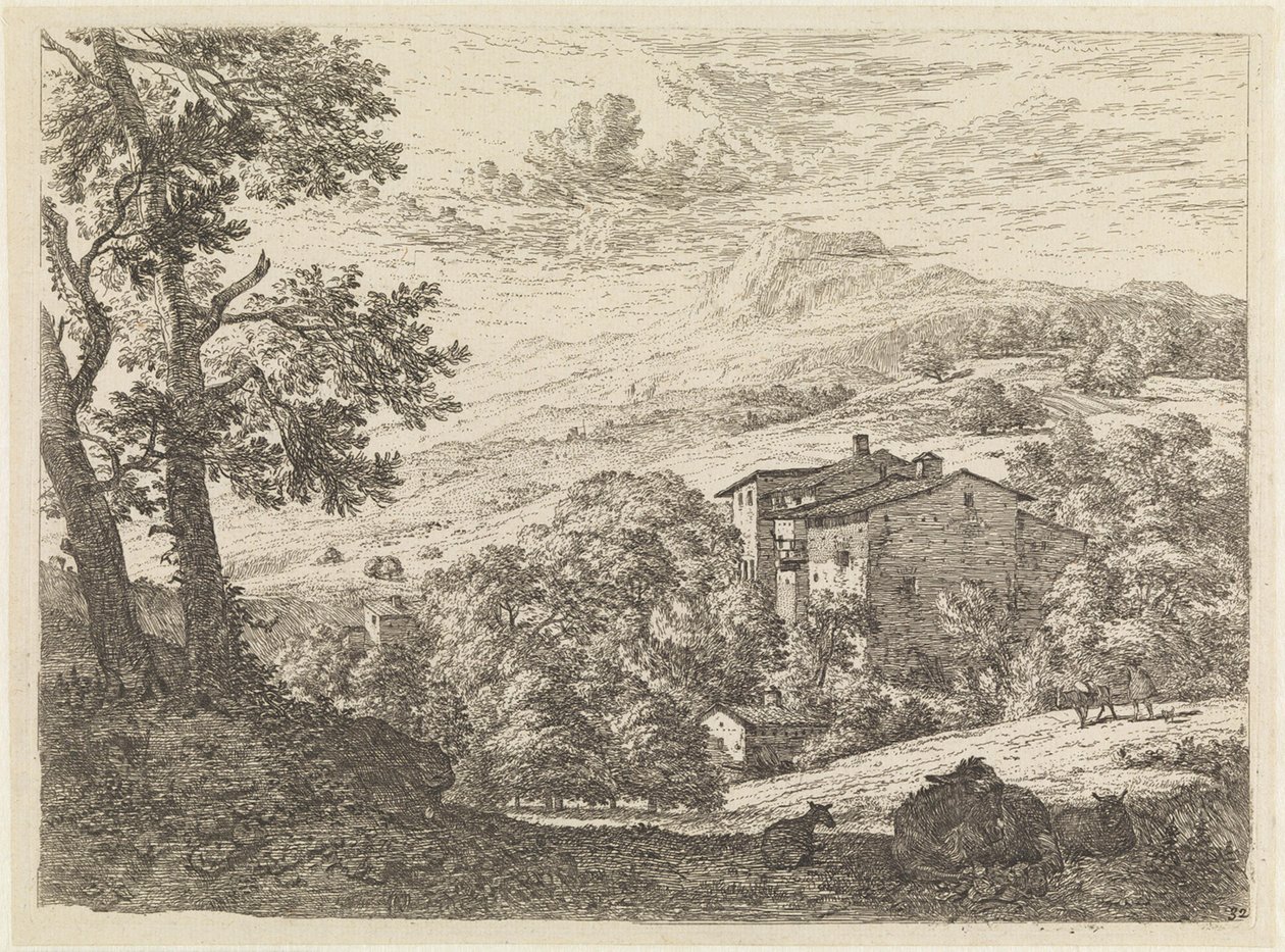 Osioł między dwiema owcami autorstwa Karel Dujardin