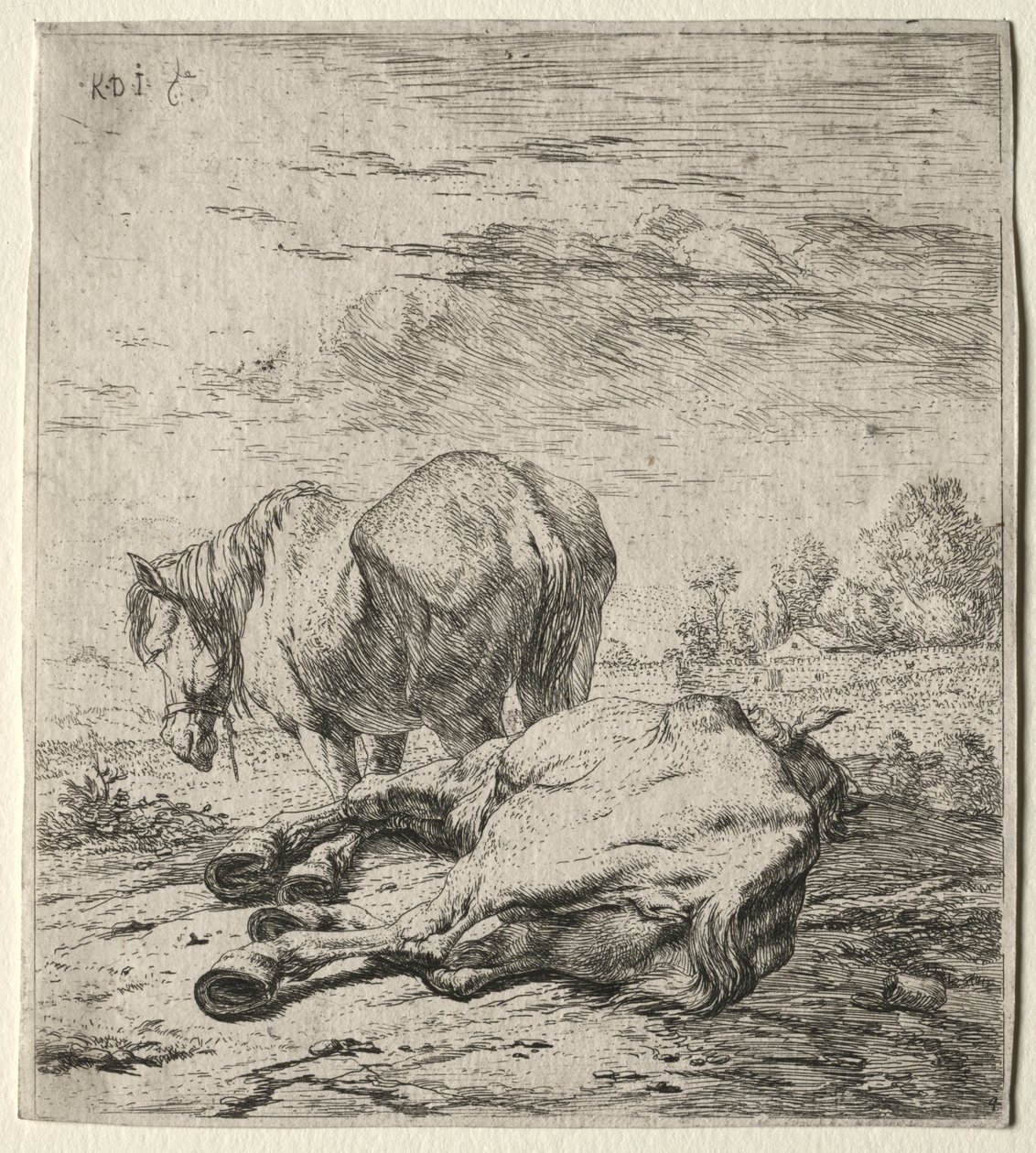 Dwa Konie autorstwa Karel Dujardin