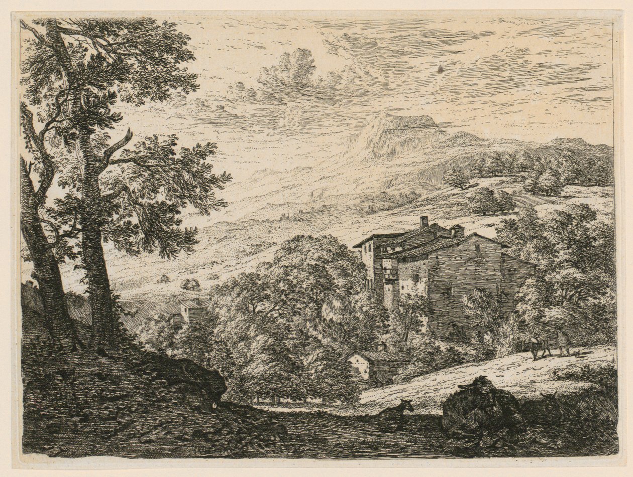 Dwie owce i osioł autorstwa Karel Dujardin