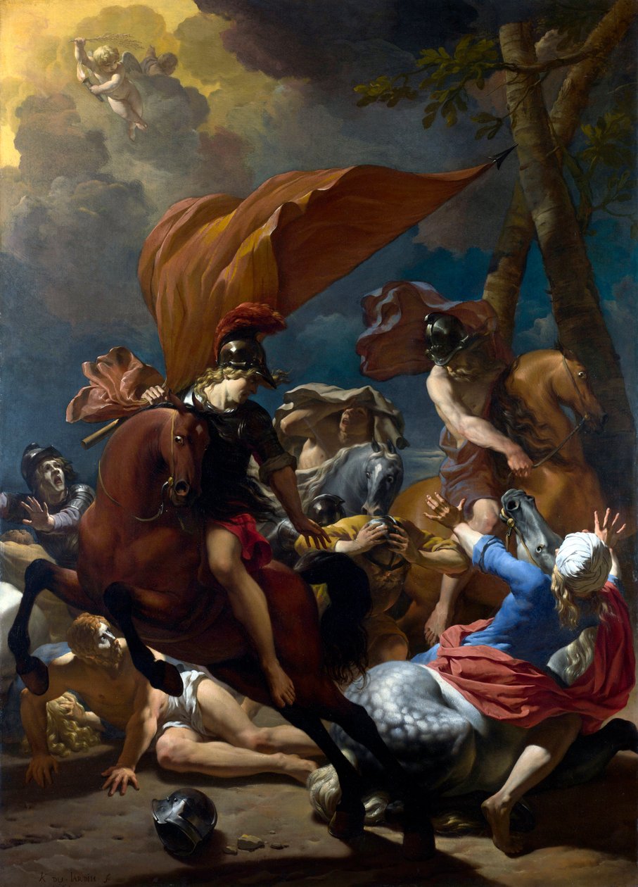 nawrócenie św. Pawła autorstwa Karel Dujardin