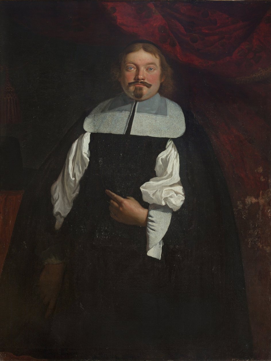 Portret hrabiego Humprechta Jana Czernina z Chudenic (1628-1682) - Karela Skrety (1610-1674). olej na płótnie autorstwa Karel Škréta