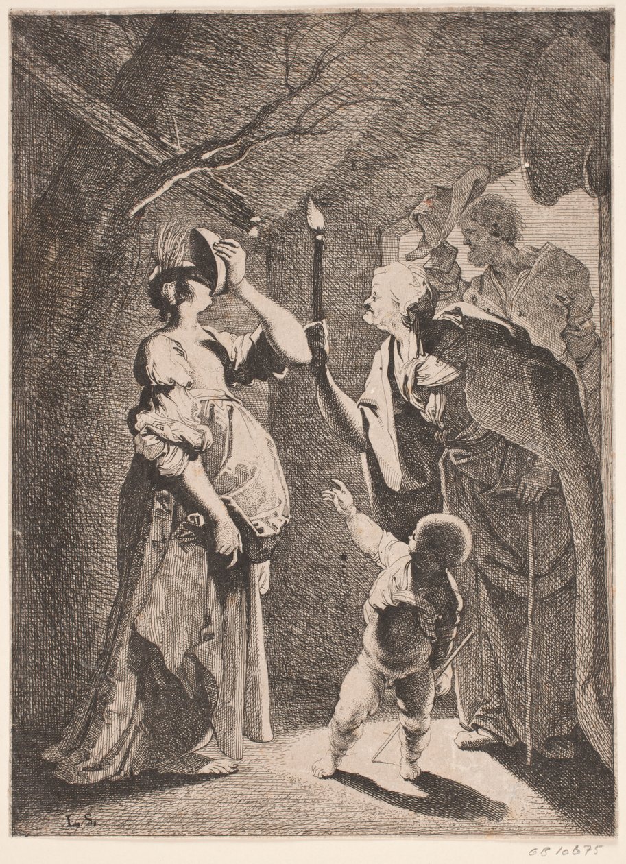 Ceres wyśmiewana przez Stellio autorstwa Karel van III Mander