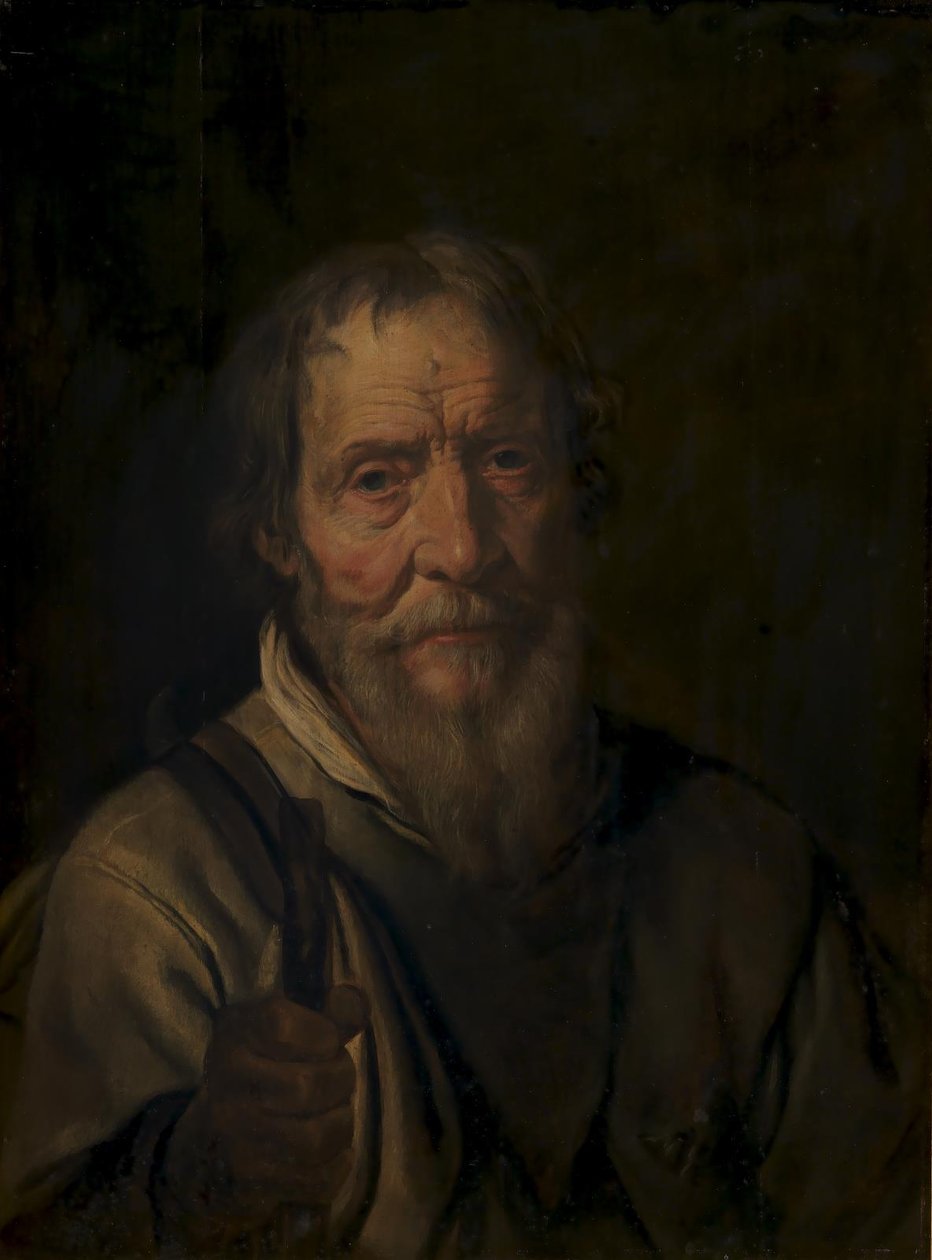 Portret starego człowieka. Christian Jacobsen Drakenberg (?) autorstwa Karel van III Mander