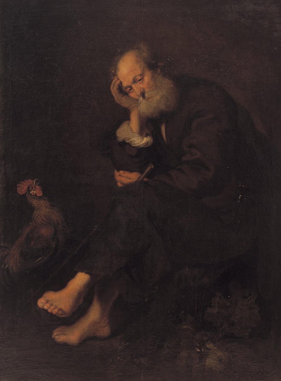 Św. Piotr skruszony autorstwa Karel van III Mander