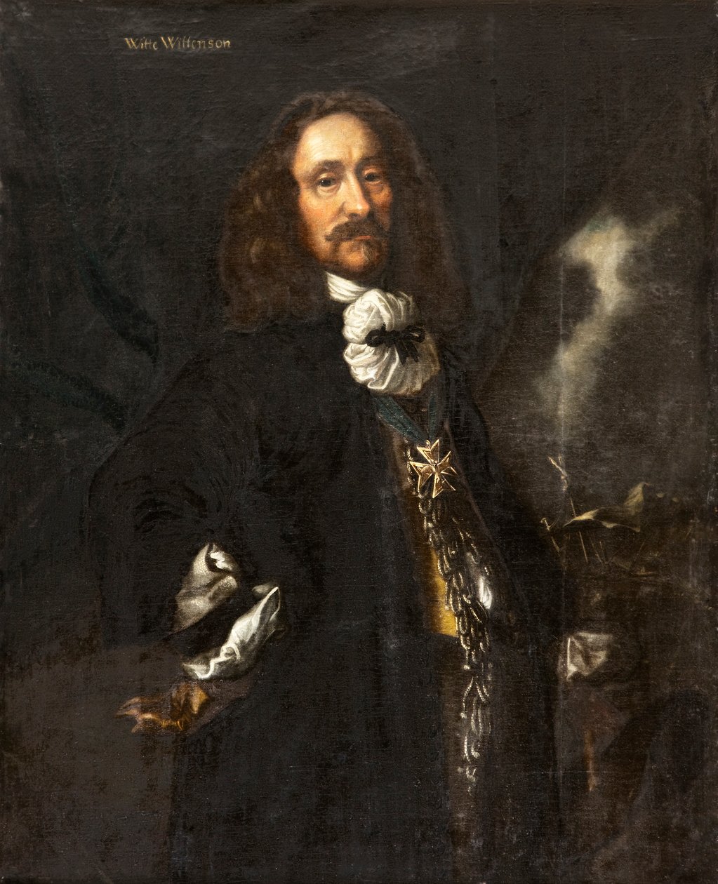 Portret admirała Witte Corneliszoon de With 1599-1658, ok. 1657-1658. autorstwa Karel van Mander III